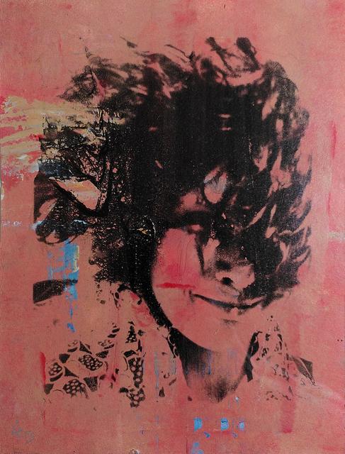 Lucie (Wind) 2023 | 31,5x24,5cm | acrylic, photographic emulsion / analogue photography on paper